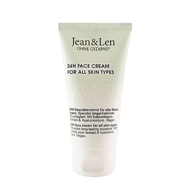 Jean & Len Feuchtigkeitsspendende Gesichtscreme Kaktusfeige & Hyaluron, reduziert Spannungsgefühle & Trockenheitsfältchen, für alle Hauttypen, ohne Parabene & Silikone, vegan, 50 ml im Sale